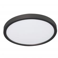 AFX Lighting, Inc. EGRF06LAJD3BK - Edge Round 6'' Flush Mount Led 12W 277V,5 CCT,BK