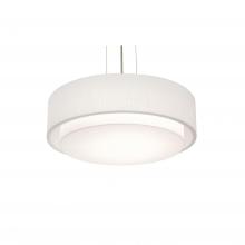 AFX Lighting, Inc. SAP1824MBBK-LW - Sanibel 18'' Med Base Pendant - BK and LW