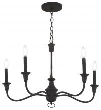 Minka-Lavery 6255-076 - Halifax County - 5 Light, Chandelier Fixture in Metal