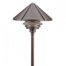 Kichler 15211AZT - Large One Tier 120V Path Light Textured Architectural Bronze