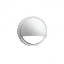 Kichler 15764WHT27R - 12V LED 2700K Half Moon Deck Light Textured White