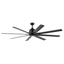 Kichler 310275SBK - 75 Inch Breda 8 Blade Ceiling Fan in Satin Black with Satin Black Blades