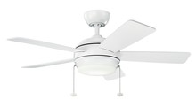 Kichler 330171MWH - Starkk LED 42" Fan Matte White
