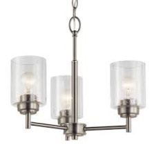 Kichler 44029NI - Mini Chandelier 3Lt