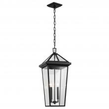 Kichler 59130BKT - Regence 26 inch 2 Light Outdoor Pendant with Clear Glass in Textured Black