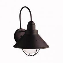 Kichler 9023BK - Seaside14.25" 1 Light Wall Light Black