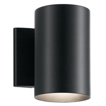 Kichler 9234BK - Cylinder 7" 1 Light Wall Light Black