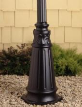 Kichler 9510BK - 12.75" x 72" Cast Aluminum Post Black