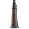 Kichler 9542BK - 3" x 96" Cast Aluminum Post Black