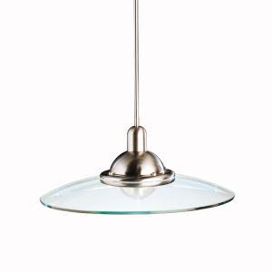 Galaxie™ 22.5" 1 Light Mini Pendant Brushed Nickel