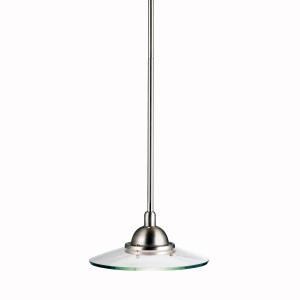 Galaxie™ 10" 1 Light Mini Pendant Brushed Nickel