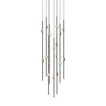 Sonneman 2012.33C-22-J20 - Aries 12" Round LED Pendant (2200K) w/20' Cords