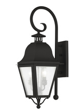 Livex Lighting 2551-04 - 2 Light Black Outdoor Wall Lantern