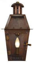 The Coppersmith AC15E - The CopperSmith Arcadia 16" Tall Copper Electric Wall Mount Outdoor Light Lantern Sconce