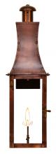 The Coppersmith CH30G - The CopperSmith Churchill 28" Tall Copper Gas Wall Mount Outdoor Light Lantern Sconce