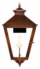 The Coppersmith CS43G - The CopperSmith Conception Street 29" Tall Copper Gas Wall Mount Outdoor Light Lantern Sconce