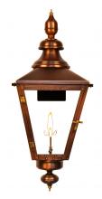 The Coppersmith FS42G - The CopperSmith Franklin Street 32" Tall Copper Gas Wall Mount Outdoor Light Lantern Sconce