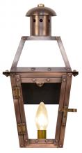 The Coppersmith GT15E - The CopperSmith Georgetown 16" Tall Copper Electric Wall Mount Outdoor Light Lantern Sconce