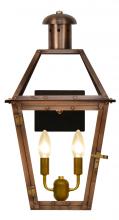 The Coppersmith GT22E - The CopperSmith Georgetown 23" Tall Copper Electric Wall Mount Outdoor Light Lantern Sconce