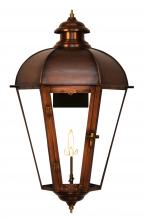 The Coppersmith JS64G - The CopperSmith Joachim Street 34" Tall Copper Gas Wall Mount Outdoor Light Lantern Sconce