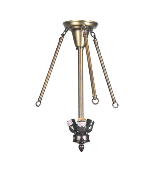 13" Wide Revival Semi-Flushmount Hardware