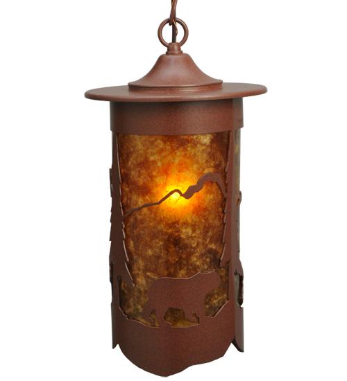 8" Wide Fulton Lone Bear Pendant