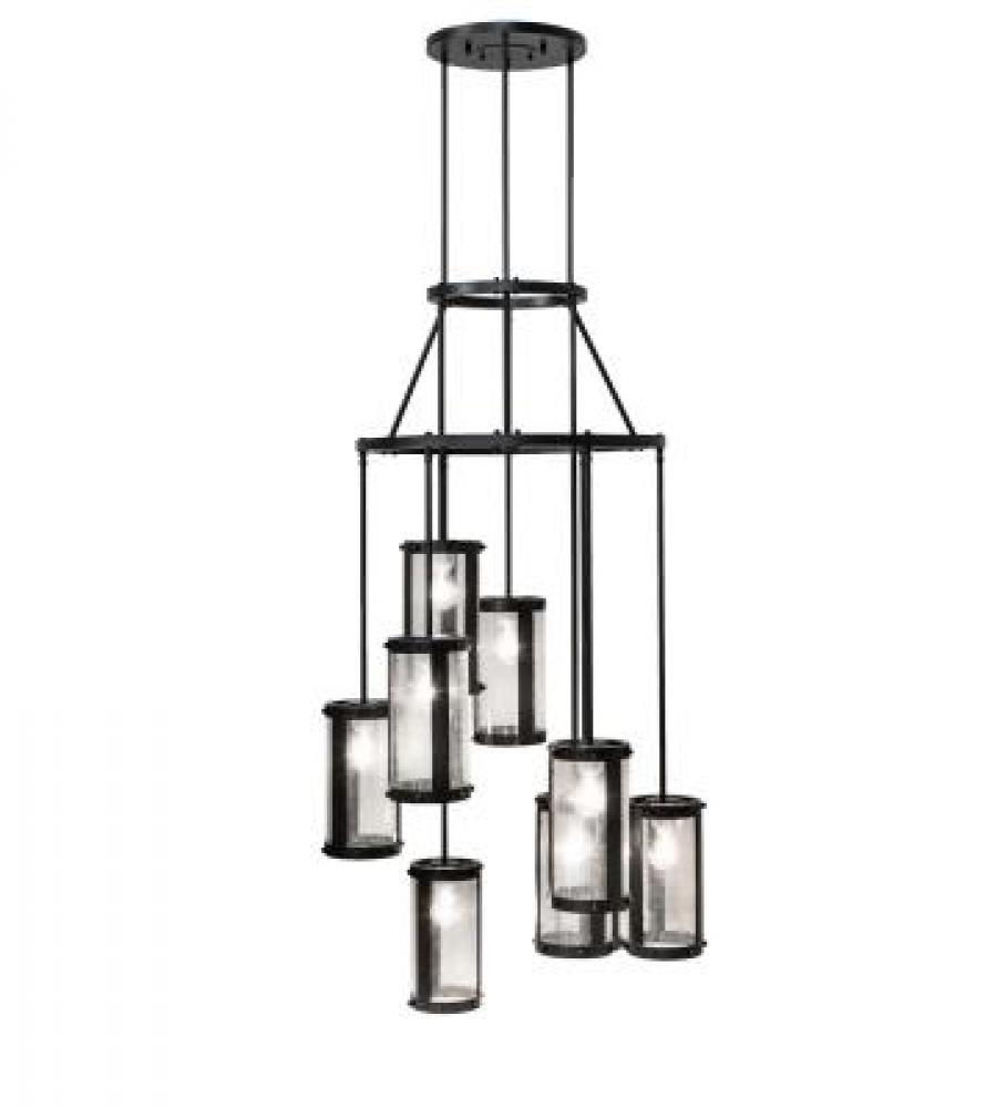30" Wide Cartier 9 Light Chandelier