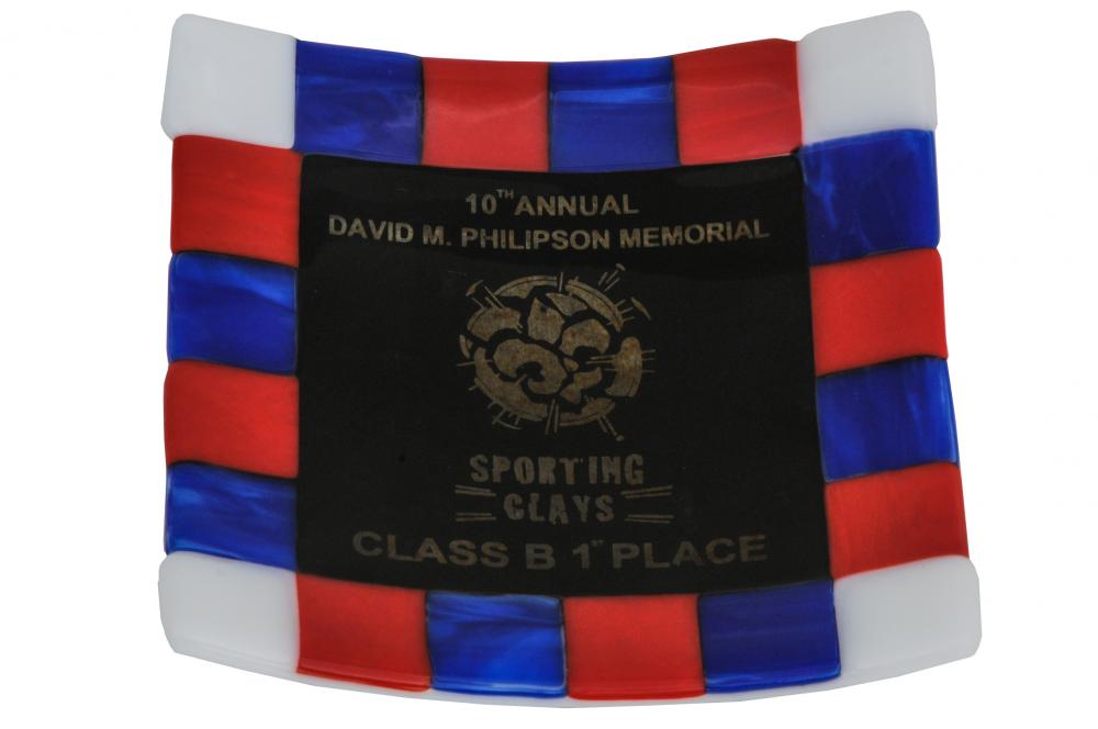 6" Square Philipson Personalized Plate