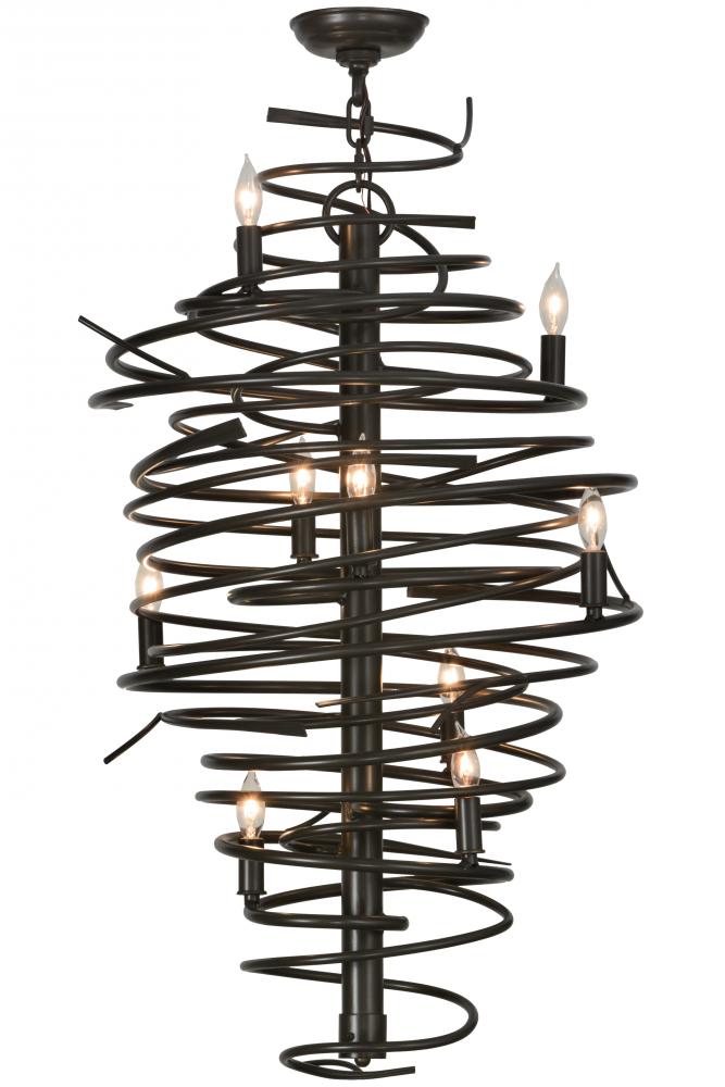 21"W Cyclone 9 LT Chandelier