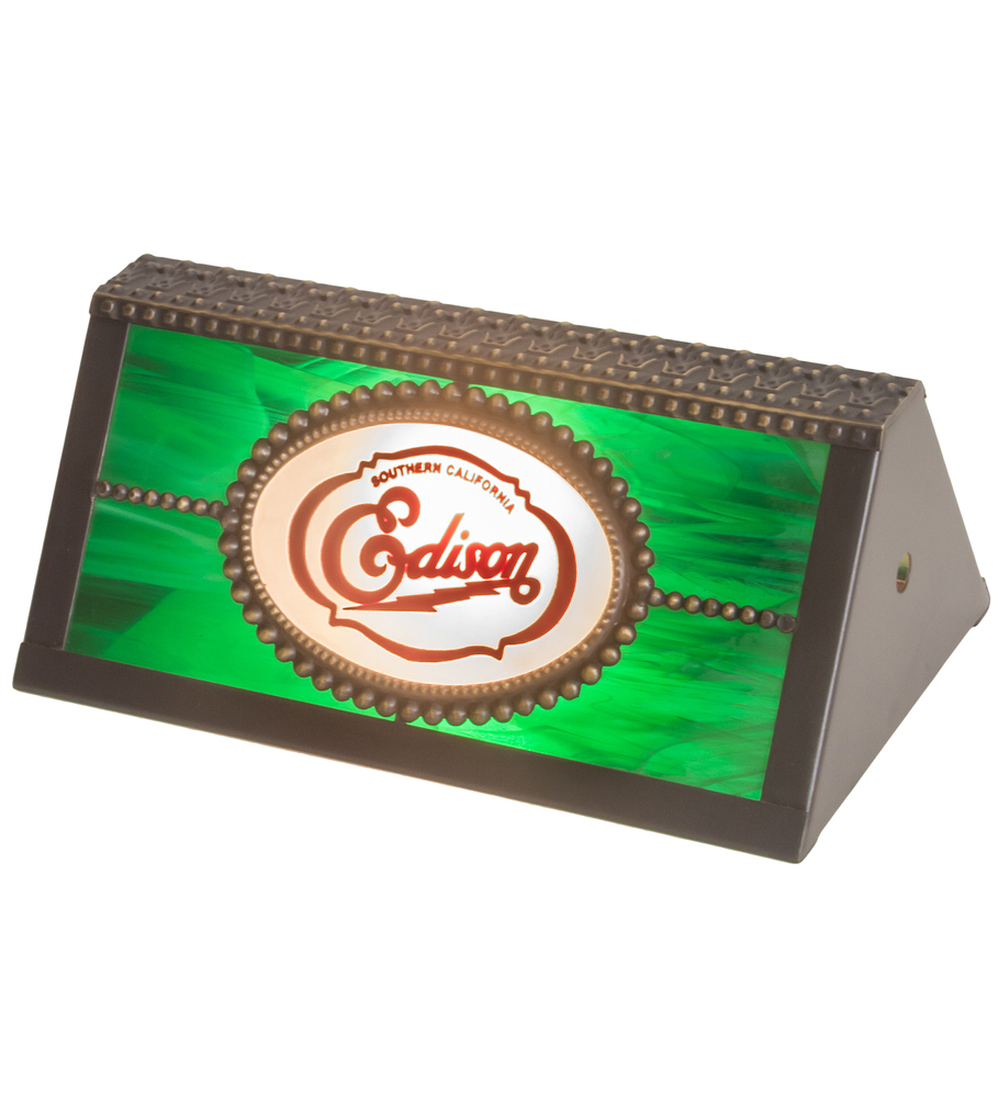 9" Long Personalized Edison Southern California Banker's Shade