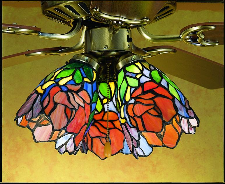 5" Wide Iris Fan Light Shade