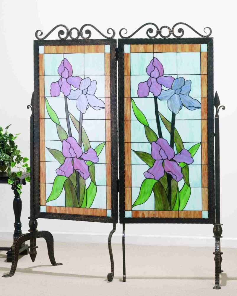 52" Wide X 63" High Iris 2 Panel Room Divider