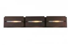 Meyda Green 106347 - 36" Wide Moss Creekside 3 Light Vanity Light