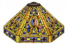 Meyda Green 10671 - 16" Wide Tiffany Elizabethan Shade