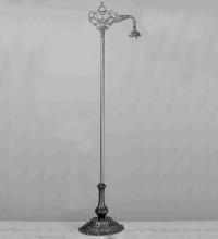 Meyda Green 10847 - 60" High Victorian Bridge Arm Floor Lamp