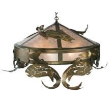 Meyda Green 111957 - 48" Wide Catch of the Day Trout Pendant