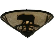 Meyda Green 112458 - 17" Wide Bear on the Loose Flushmount