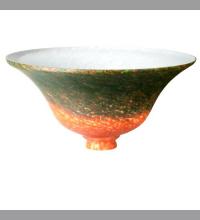 Meyda Green 11275 - 13" Wide Pate-de-Verre Bell Shade