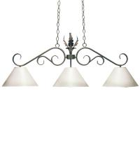Meyda Green 115618 - 48" Long Bristol 3 Light Island Pendant