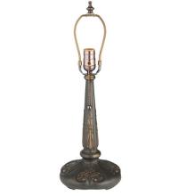 Meyda Green 11586 - 12.5" High Nouveau Flower Accent Lamp Base