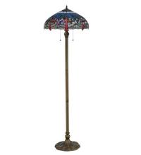 Meyda Green 118843 - 61" High Tiffany Hanginghead Dragonfly Floor Lamp