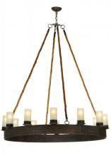 Meyda Green 137752 - 50" Wide Costello Ring 12 Light Chandelier