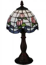 Meyda Green 139081 - 14" High Roseborder Mini Lamp