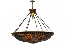 Meyda Green 143495 - 45" Wide Fleur-de-lis Inverted Pendant