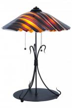 Meyda Green 144649 - 28" High Metro Fusion Marina Glass Table Lamp