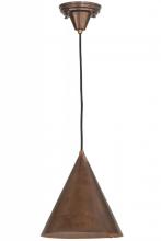 Meyda Green 152273 - 10" Wide Cone Rivet Constellation Mini Pendant