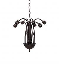 Meyda Green 15513 - 14" Wide Lily 7 Light Chandelier Hardware