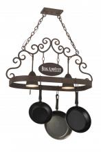 Meyda Green 166218 - 34" Long Bon Appetit 2 Light Pot Rack