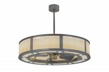 Meyda Green 170132 - 45" Wide Smythe Craftsman Chandel-Air