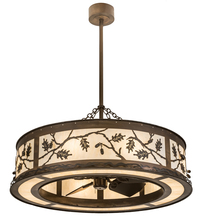 Meyda Green 197416 - 45" Wide Oak Leaf & Acorn Chandel-Air